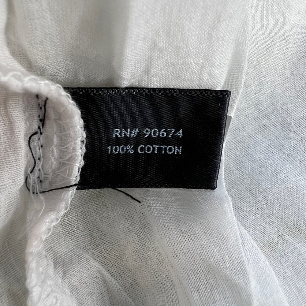 Boston Proper Metallic Detail Off The Shoulder Mini Dress White - Picture 10 of 12